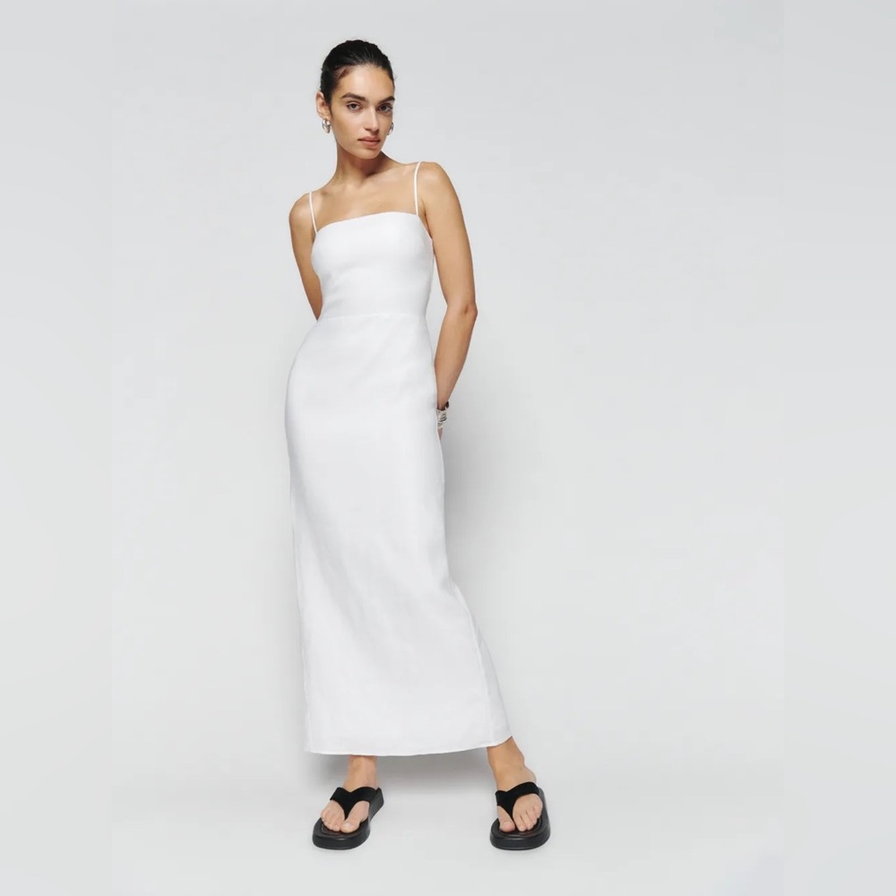 Reformation Frankie Linen Dress